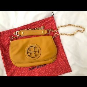Tory Burch soleil yellow crossbody bag